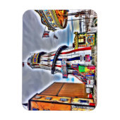Brighton Palace Pier Fairground Rides Magnet (Vertikal)
