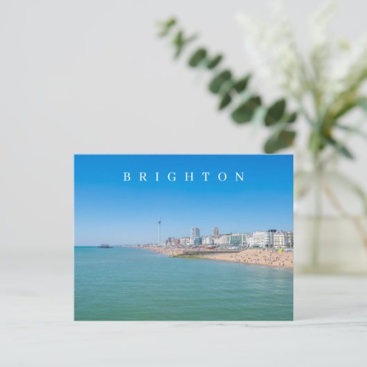 Brighton Panoramaaussicht Postkarte (Stehend Vorderseite)