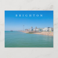 Brighton Panoramaaussicht Postkarte