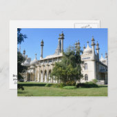 Brighton Pavilion England Postkarte (Vorne/Hinten)