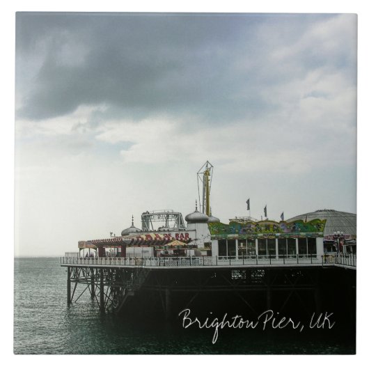 Brighton Pier, Brighton UK Keramik Tile Fliese (Vorderseite)