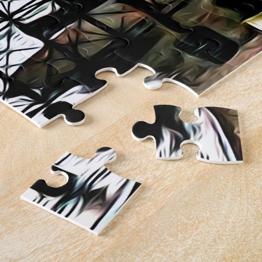 Brighton Pier & Cloudy Sky Digitales Gemälde Puzzle (Seite)