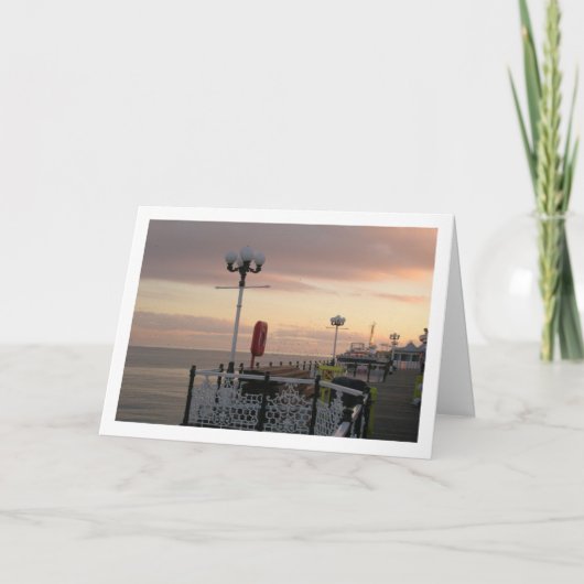 Brighton Pier, England Karte (Vorderseite)