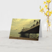 Brighton Pier Karte (Gelbe Blume)
