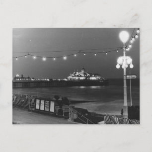Brighton Pier nachts Postkarte
