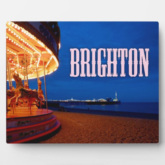 Brighton Pier - schön! Fotoplatte (Vorderseite)