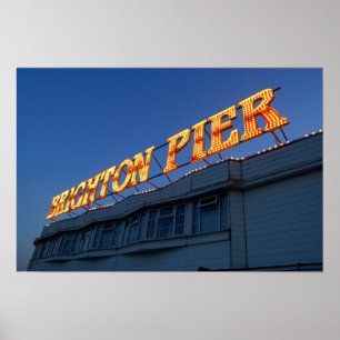 Brighton Pier Sign Poster