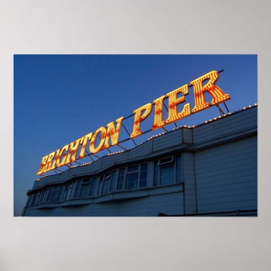 Brighton Pier Sign Poster (Vorne)