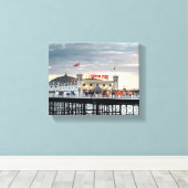 Brighton Pier Sunset Foto Leinwanddruck (Insitu (Holzboden))