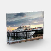 Brighton Pier Sunset Fotoblock (Links)