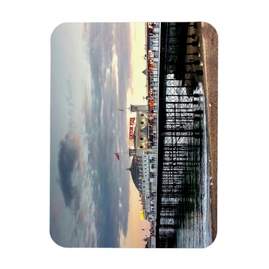 Brighton Pier Sunset Magnet (Vertikal)