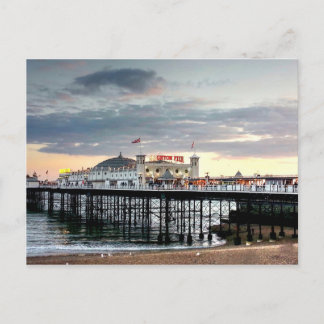 Brighton Pier Sunset Postkarte