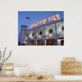 Brighton Pier, Sussex, UK Poster (Küche)