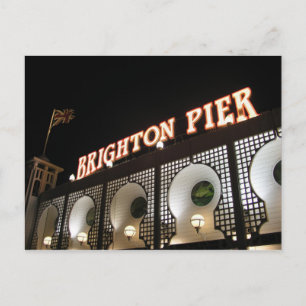 Brighton Pier, Sussex, UK Postkarte