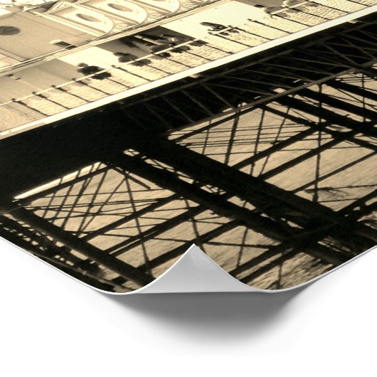 Brighton Pier UK Poster (Ecke)