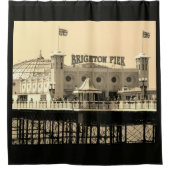 Brighton Pier UK Vacation Destination Duschvorhang (Vorderseite)