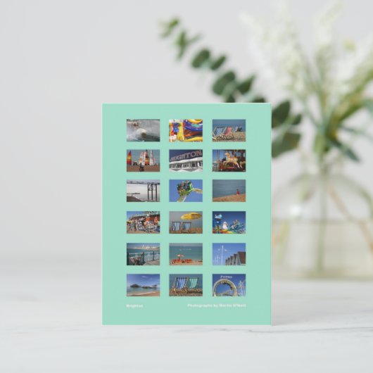 Brighton Postkarte (Stehend Vorderseite)