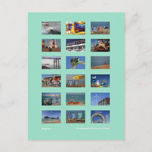 Brighton Postkarte (Vorderseite)