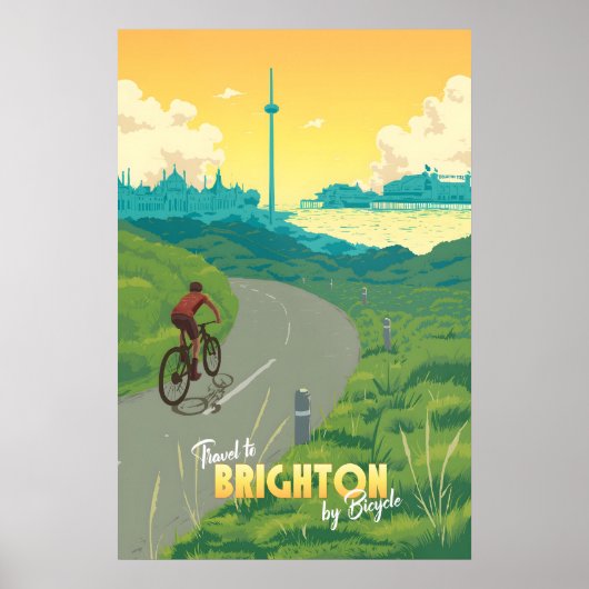Brighton Radreise Plakat (Vorne)