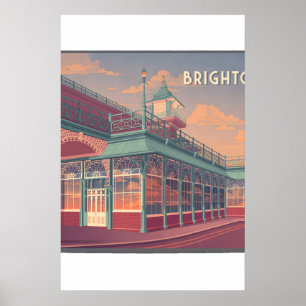 Brighton Reiseplakat Poster