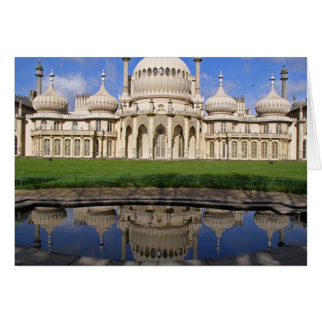 Brighton Royal Pavilion-Karte (Vorderseite (Horizontal))