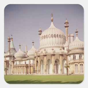 Brighton Royal Pavilion Quadratischer Aufkleber