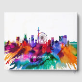 Brighton Skyline Gästebuch (Rückseite)