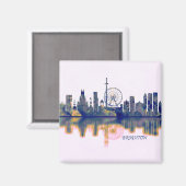 Brighton Skyline Magnet (Vorderseite/Rückseite)