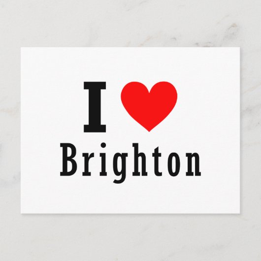Brighton, Stadtdesign von Alabama Postkarte (Vorderseite)