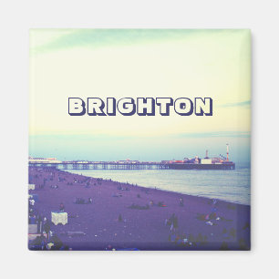 Brighton-Strand und Pier, Großbritannien Magnet