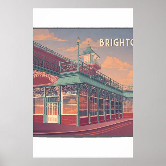 Brighton Travel Poster (Vorne)