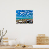 Brighton und Hove Beach Malerei Poster (Küche)