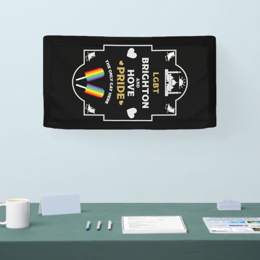 Brighton und Hove Pride Banner (Messe)
