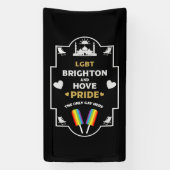Brighton und Hove Pride Banner (Vertikal)