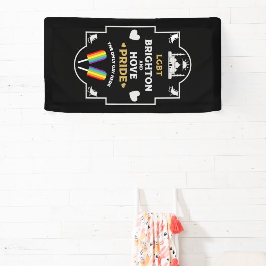 Brighton und Hove Pride Banner (InSitu)