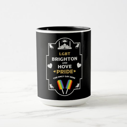 Brighton und Hove Pride Tasse (Zentrum)