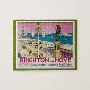 Brighton und Hove Reiseplakat Puzzle