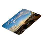Brighton und Hove Seafront Sunset Foto Magnet (Linke Seite)