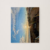Brighton und Hove Seafront Sunset Foto Puzzle (Vertikal)