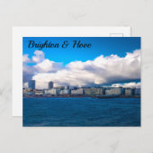 Brighton und Hove Seafront von Pier Postkarte (Vorne/Hinten)