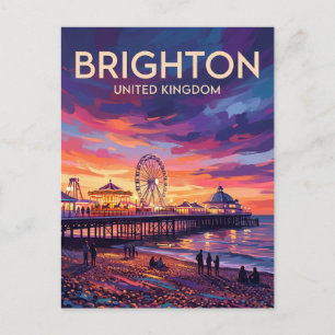 Brighton Vereinigtes Königreich Postkarte