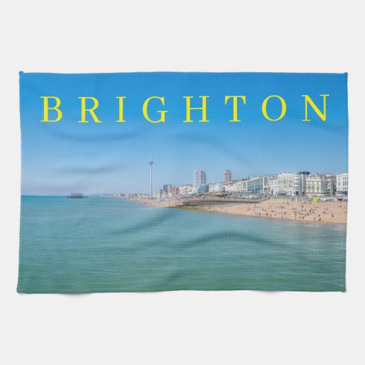Brighton View Teetuch Geschirrtuch (Horizontal)