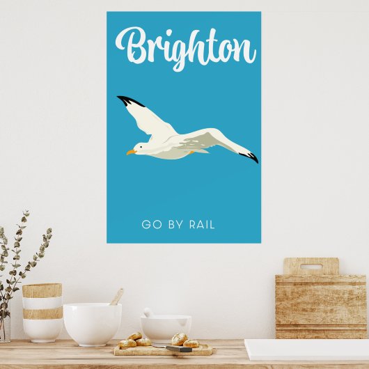 Brighton Vintage Poster (Küche)
