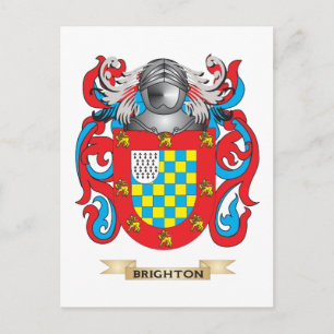 Brighton-Wappen (Familienwappen) Postkarte