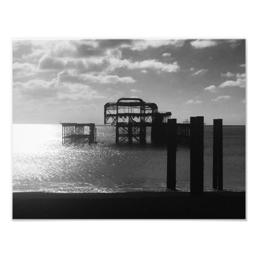 Brighton West Pier Fotodruck (Vorne)