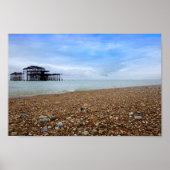 Brighton West Pier Landschaft Poster (Vorne)