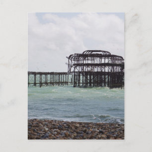 Brighton West Pier Postkarte