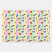 Brights Mix Wrapping Paper Set Geschenkpapier Set (Vorderseite 2)