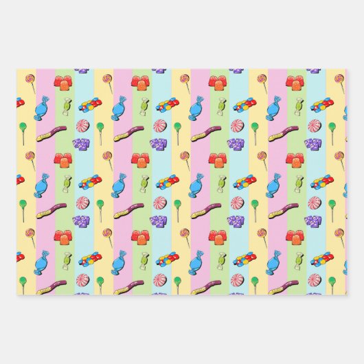 Brights Mix Wrapping Paper Set Geschenkpapier Set (Vorderseite 2)