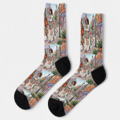 BRIGHTSOCKS 63 SOCKEN (Linkes Detail)